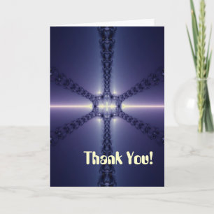 Cartes Pour Fêtes Annuelles Flocon de neige bleu