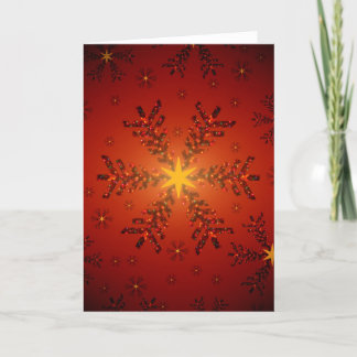 Cartes Pour Fêtes Annuelles Flocon de neige de Noël (original)