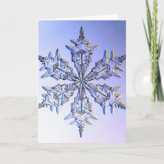 Cartes Pour Fêtes Annuelles flocons de neige