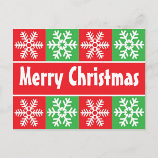 Cartes Pour Fêtes Annuelles Flocons de neige de Noël