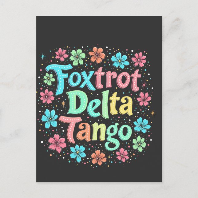 Cartes Pour Fêtes Annuelles Floral Subtle Anti Trump 8647 Anti Maga (Devant)