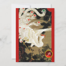 FLYING LOVE PHÉNIX,Plumes,Carte d'invitation de ma