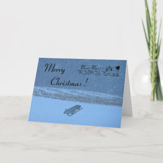 Cartes Pour Fêtes Annuelles Fogotton Sleigh