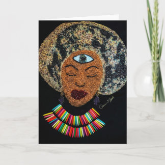 Cartes Pour Fêtes Annuelles Folded Holiday Card - Nubian Series I*