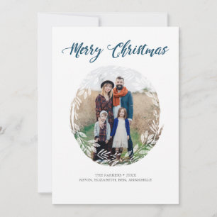 Cartes Pour Fêtes Annuelles Foliage gelé