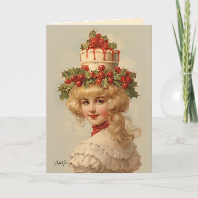 Cartes Pour Fêtes Annuelles Folie de Noël (Devant)