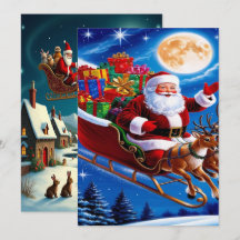 Fond d'écran captivant de village d'hiver de Noël 