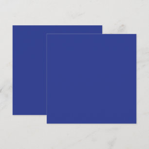 Cartes Pour Fêtes Annuelles Fond uni bleu foncé Design minimaliste audacieux
