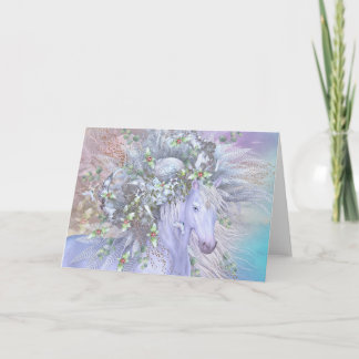 Cartes Pour Fêtes Annuelles "Forest Spirit: Winter" Deluxe Holiday Card