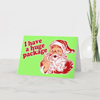 Cartes Pour Fêtes Annuelles Forfait Santas Huge