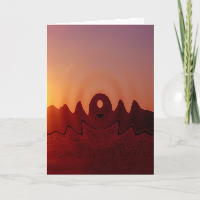 Cartes Pour Fêtes Annuelles Formations de l'Arizona (Devant)