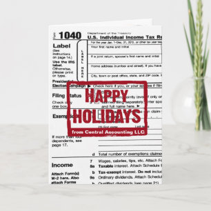 Cartes Pour Fêtes Annuelles Formulaire de déclaration de revenus Joyeuses Fête