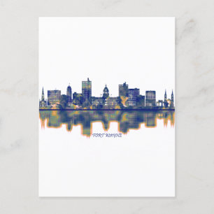 Cartes Pour Fêtes Annuelles Fort Wayne Skyline