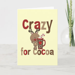 Cartes Pour Fêtes Annuelles Fou pour le cacao