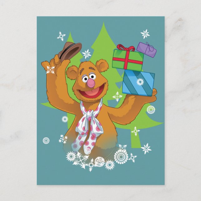 Cartes Pour Fêtes Annuelles Fozzy the Bear | Joyeuses fêtes (Devant)
