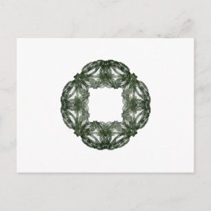 Cartes Pour Fêtes Annuelles Fractal Art Christmas Wreath