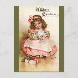 Cartes Pour Fêtes Annuelles Frances Brundage - Fille avec poupée