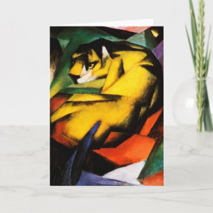 Cartes Pour Fêtes Annuelles Franz Marc - Tiger
