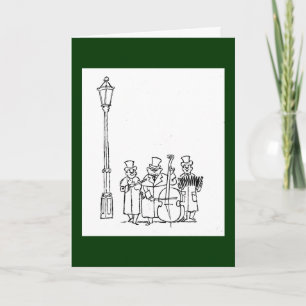Cartes Pour Fêtes Annuelles Frederick et le Nelson flânant des troubadours