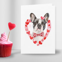 Frenchie Maman Valentines Jour Chien Amour Coeur P