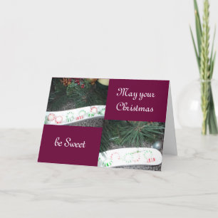 Cartes Pour Fêtes Annuelles Friandises de Noël sucrées