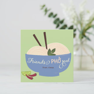 Cartes Pour Fêtes Annuelles Friends Pho Real Noodle Valentine