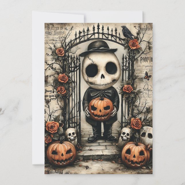 Cartes Pour Fêtes Annuelles Fright & Delight Halloween (Devant)
