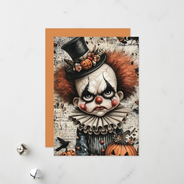 Cartes Pour Fêtes Annuelles Fright & Delight Halloween (Devant/Arrière en situation)