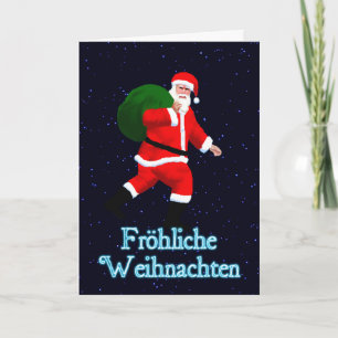Cartes Pour Fêtes Annuelles Froehliche Weihnachten - Père Noël