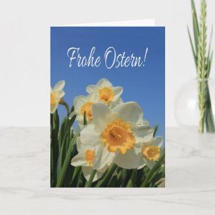 Cartes Pour Fêtes Annuelles Frohe Ostern Allemand Joyeux Pâques
