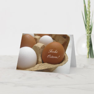 Cartes Pour Fêtes Annuelles Frohe Ostern Allemand Joyeux Pâques