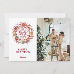 Cartes Pour Fêtes Annuelles Frohe Weihnachten