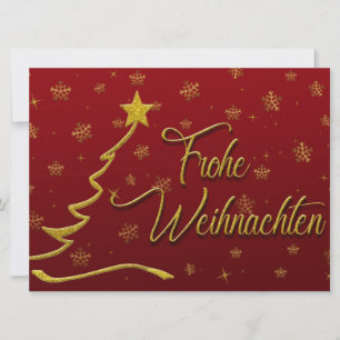 Cartes Pour Fêtes Annuelles Frohe Weihnachten
