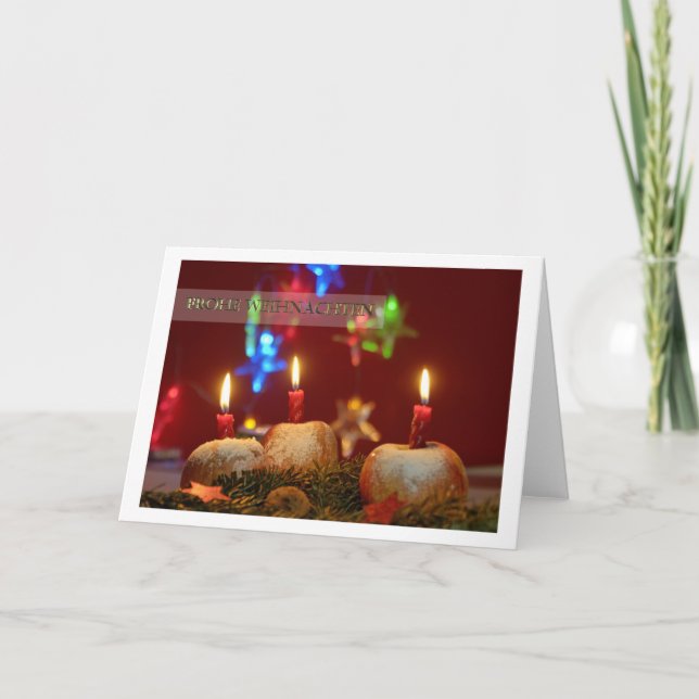 Cartes Pour Fêtes Annuelles Frohe Weihnachten (Devant)