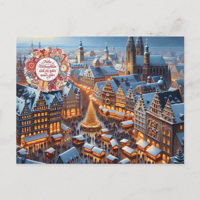 Cartes Pour Fêtes Annuelles Frohe Weihnachten (Devant)