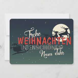 Cartes Pour Fêtes Annuelles Frohe Weihnachten
