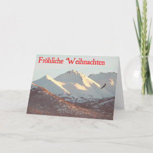 Cartes Pour Fêtes Annuelles Frohliche Weihnachten - aigle d'hiver