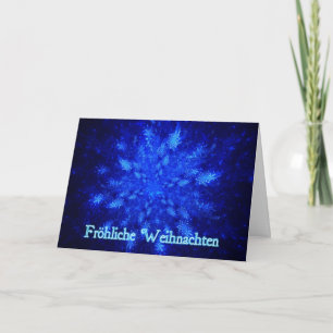 Cartes Pour Fêtes Annuelles Frohliche Weihnachten - Snowburst