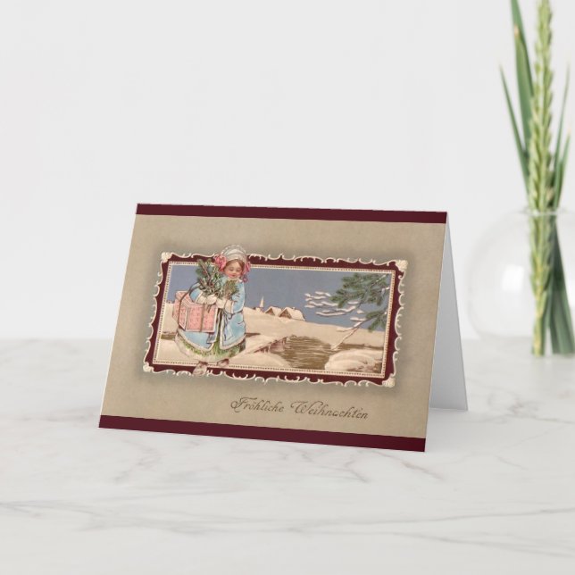 Cartes Pour Fêtes Annuelles Frohliche Weihnochten (Devant)