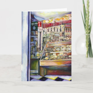 Cartes Pour Fêtes Annuelles Froid Brew dans un Hot Deli