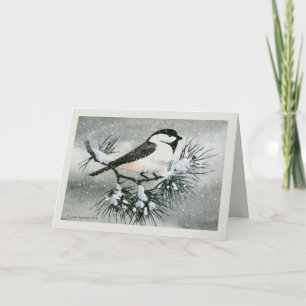 Cartes Pour Fêtes Annuelles Frontières de regard de texture d'oiseau de