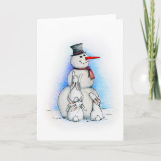 CARTES POUR FÊTES ANNUELLES FROSTY