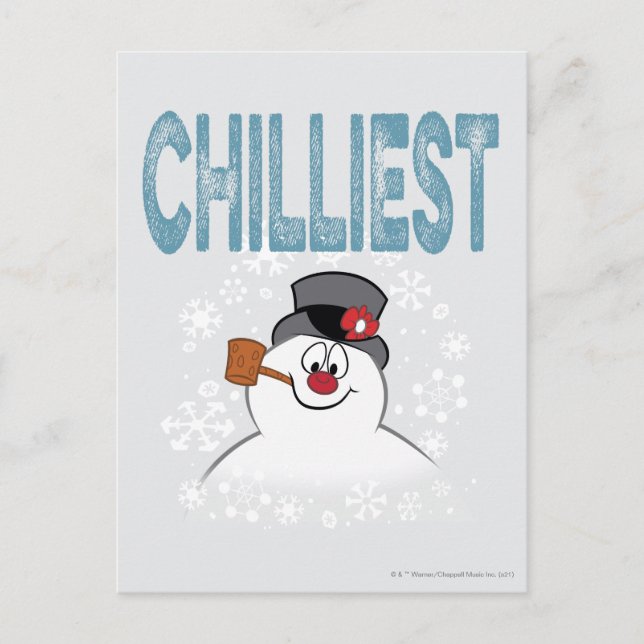 Cartes Pour Fêtes Annuelles Frosty the Snowman™ | Chilliest (Devant)