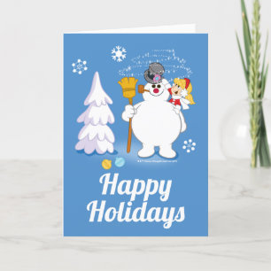 Cartes Pour Fêtes Annuelles Frosty the Snowman™ Frosty & Karen Winter Fun