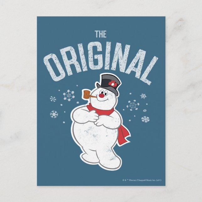 Cartes Pour Fêtes Annuelles Frosty the Snowman™ | L'original (Devant)