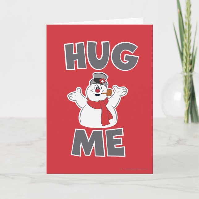 Cartes Pour Fêtes Annuelles Frosty the Snowman™ | Me serrer dans mes bras (Devant)