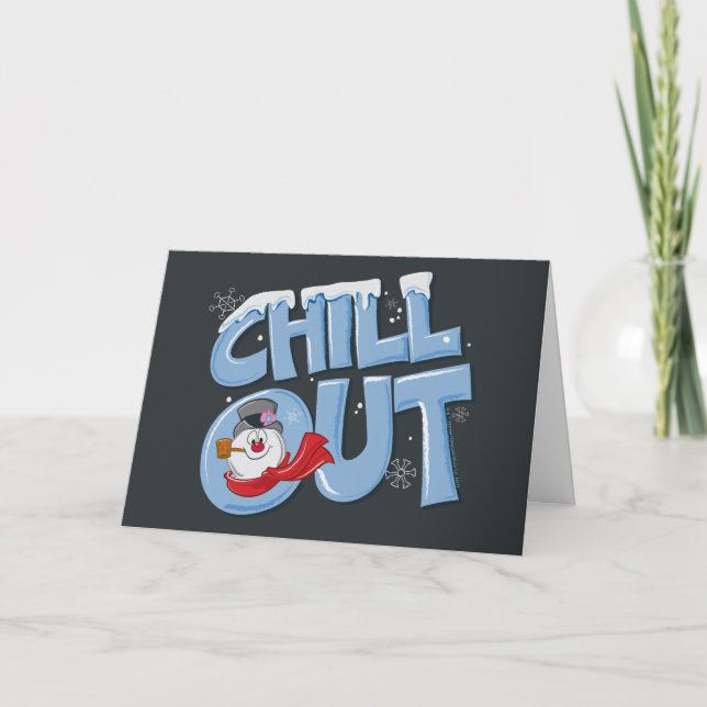 Cartes Pour Fêtes Annuelles Frosty the Snowman™ | Refroidissement (Devant)