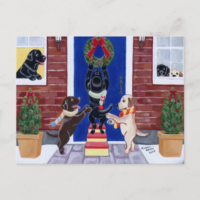 Cartes Pour Fêtes Annuelles Fun de Noël (Devant)