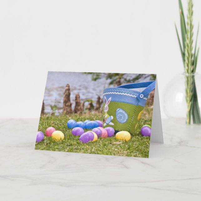 Cartes Pour Fêtes Annuelles Fun de Pâques (Devant)