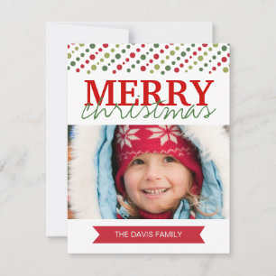 Cartes Pour Fêtes Annuelles Fun Modern Christmas Photo Cards